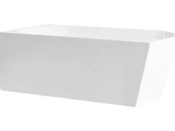 Vasca da bagno angolare RENACA Lato Sinistro 170 x 79 cm Bianco