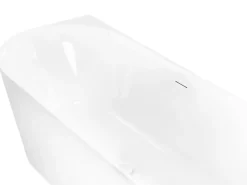 Vasca da bagno angolare RENACA Lato Sinistro 170 x 79 cm Bianco