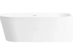 Vasca da bagno angolare RENACA Lato Sinistro 170 x 79 cm Bianco