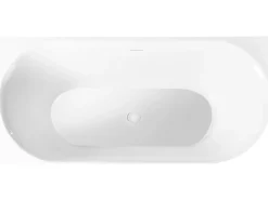 Vasca da bagno angolare RENACA Lato destro 170 x 79 cm Bianco