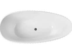 Vasca da bagno freestanding TEFE 170 x 78 cm Nero