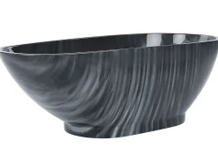Vasca da bagno freestanding RIOJA 170 x 80 cm Marmo nero