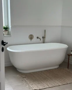 Vasca da bagno freestanding TESORO 170 x 77 cm Bianco
