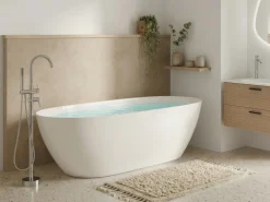 Vasca da bagno freestanding CEDROS 170 x 75 cm Bianco
