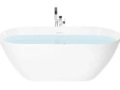 Vasca da bagno freestanding CEDROS 170 x 75 cm Bianco