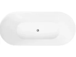 Vasca da bagno freestanding CEDROS 170 x 75 cm Bianco