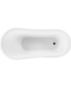 Vasca da bagno freestanding CAYMAN 170 x 76 cm Nero/Bianco