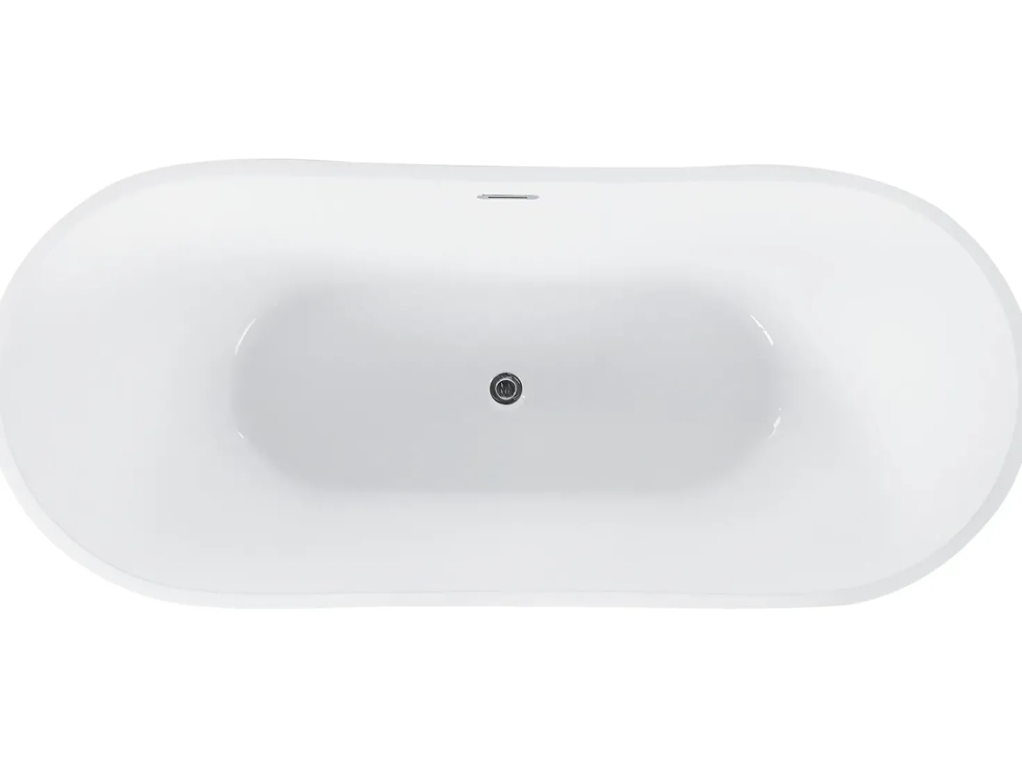 Vasca da bagno freestanding ANTIGUA 160 x 76 cm Rosso