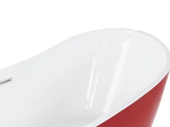 Vasca da bagno freestanding ANTIGUA 160 x 76 cm Rosso
