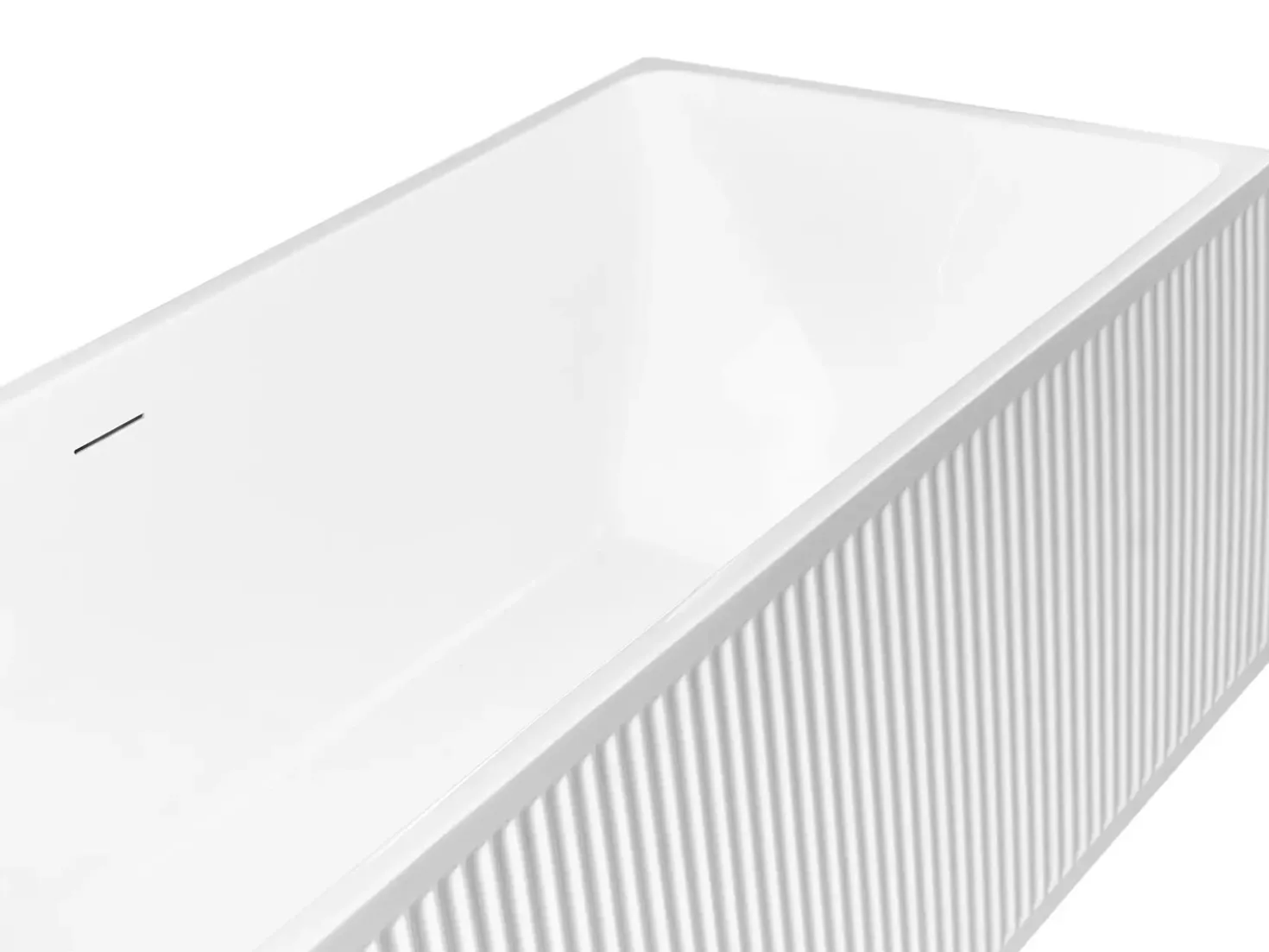 Vasca da bagno freestanding SERENA 170 x 80 cm Bianco