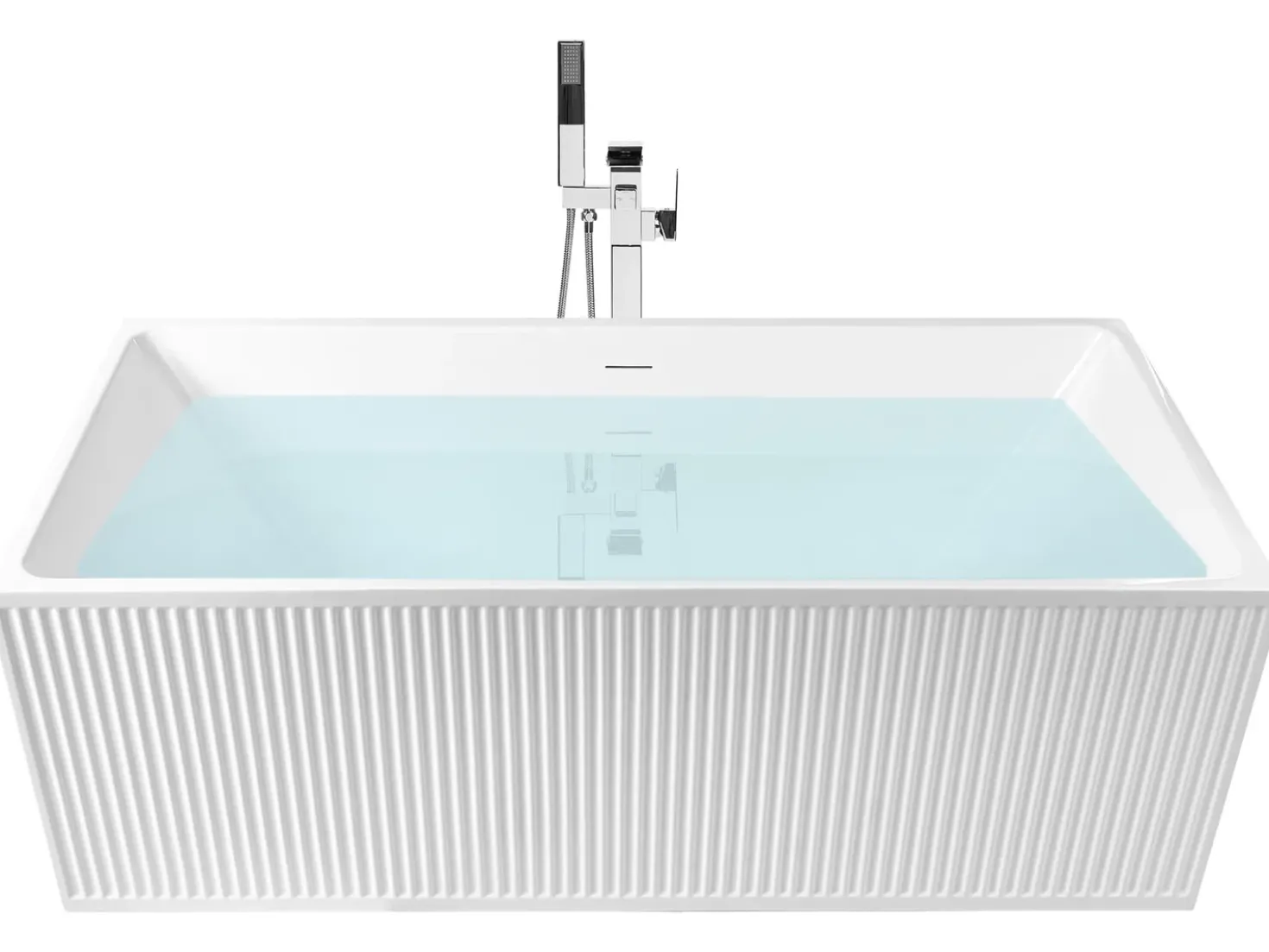 Vasca da bagno freestanding SERENA 170 x 80 cm Bianco
