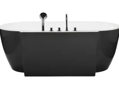 Vasca da bagno freestanding ROTSO 170 x 80 cm Nero/Bianco