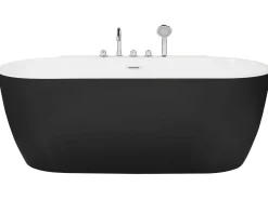 Vasca da bagno freestanding ROTSO 170 x 80 cm Nero/Bianco