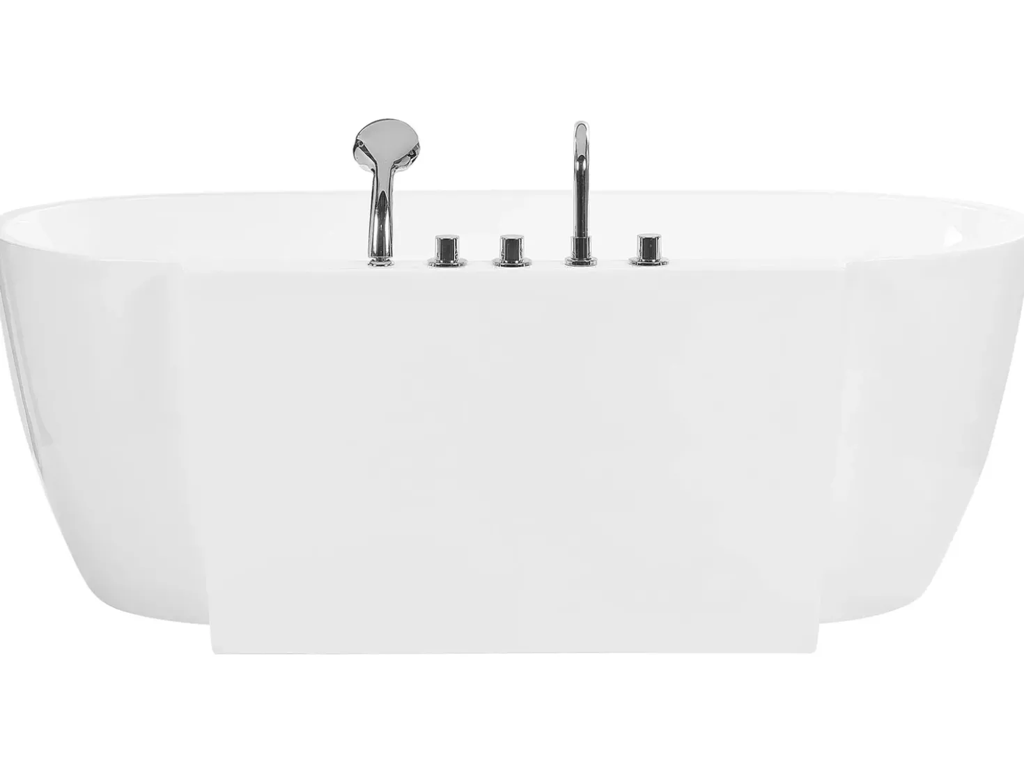 Vasca da bagno freestanding ROTSO 170 x 80 cm Bianco