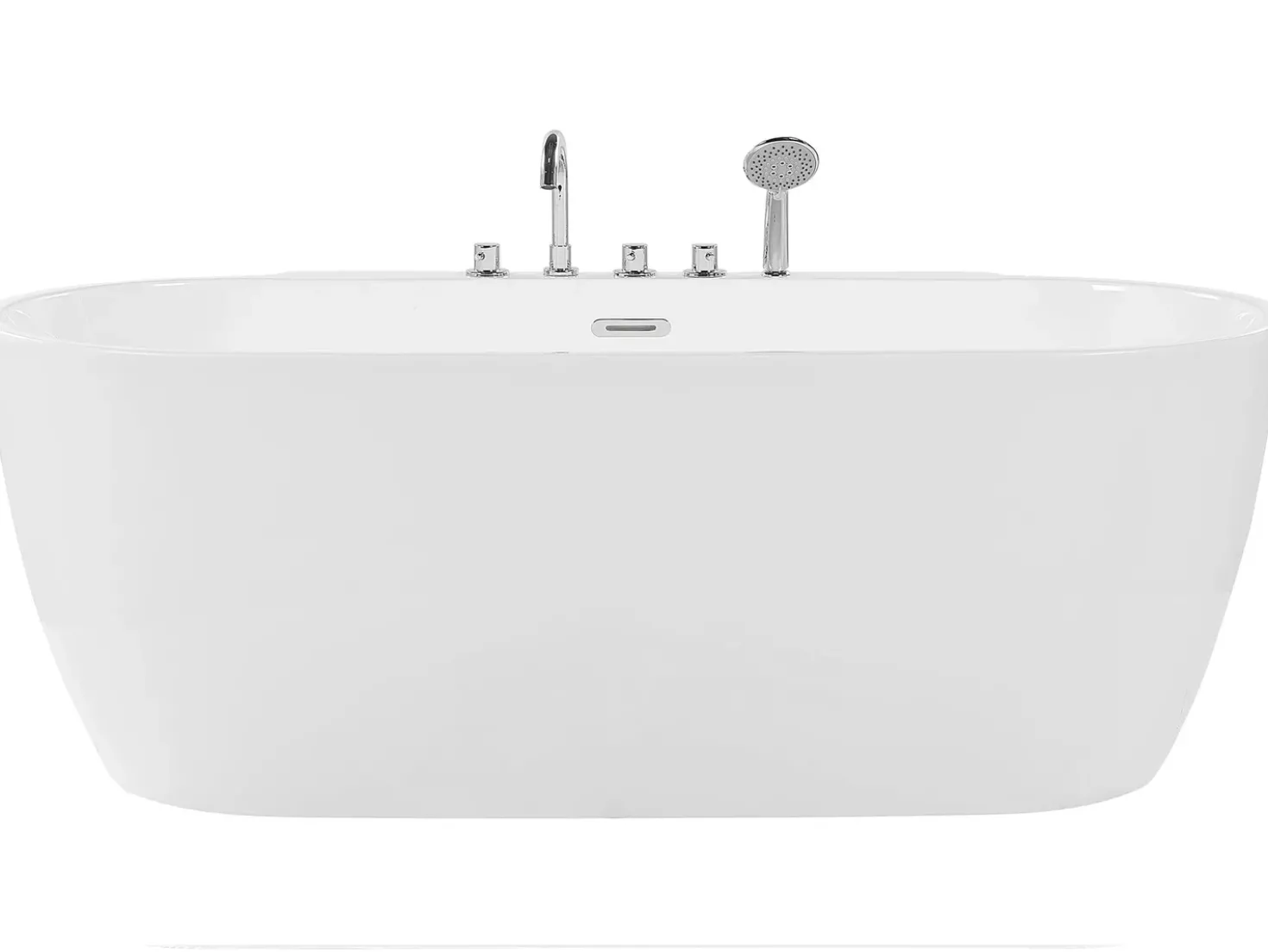 Vasca da bagno freestanding ROTSO 170 x 80 cm Bianco