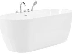 Vasca da bagno freestanding ROTSO 170 x 80 cm Bianco