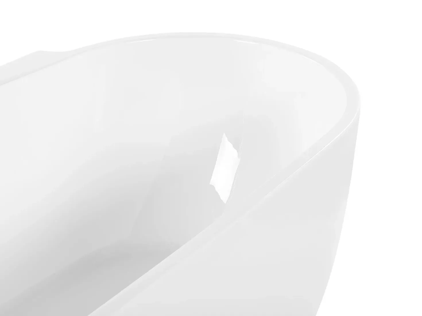 Vasca da bagno freestanding ROTSO 170 x 80 cm Bianco