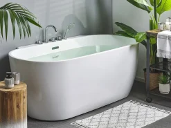 Vasca da bagno freestanding ROTSO 170 x 80 cm Bianco