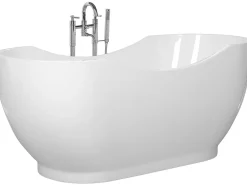 Vasca da bagno freestanding BAYLEY 170 x 77 cm Bianco