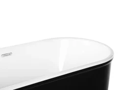 Vasca da bagno freestanding PINEL 170 x 80 cm Nero