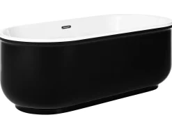 Vasca da bagno freestanding PINEL 170 x 80 cm Nero