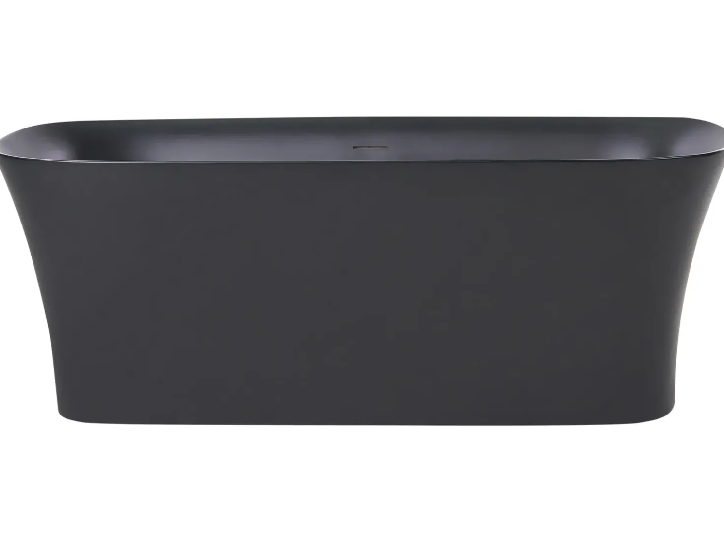 Vasca da bagno freestanding LANALHUE 160 x 75 cm Nero
