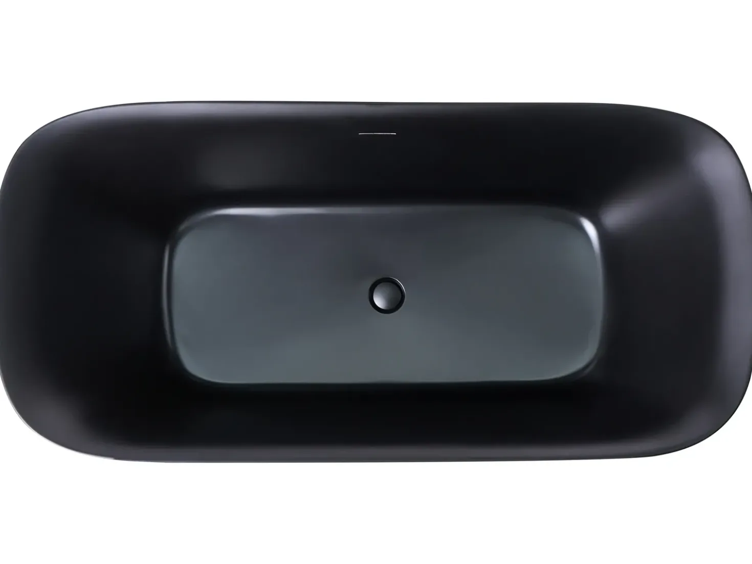 Vasca da bagno freestanding LANALHUE 160 x 75 cm Nero