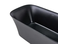 Vasca da bagno freestanding LANALHUE 160 x 75 cm Nero