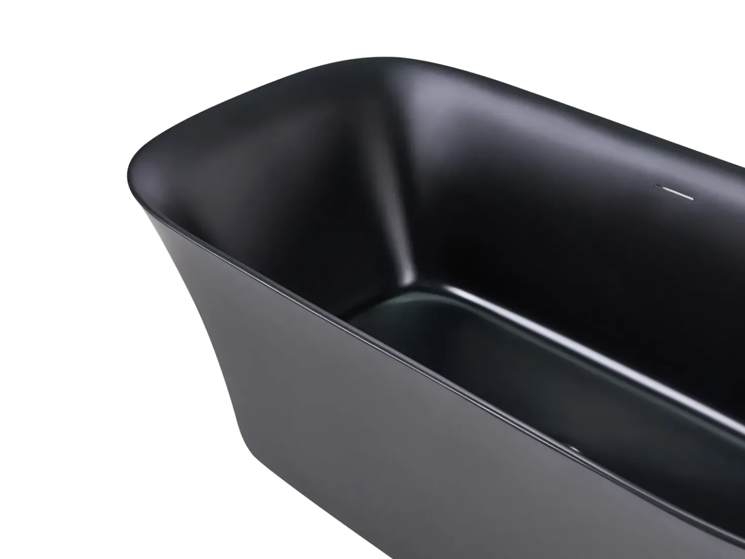 Vasca da bagno freestanding LANALHUE 160 x 75 cm Nero