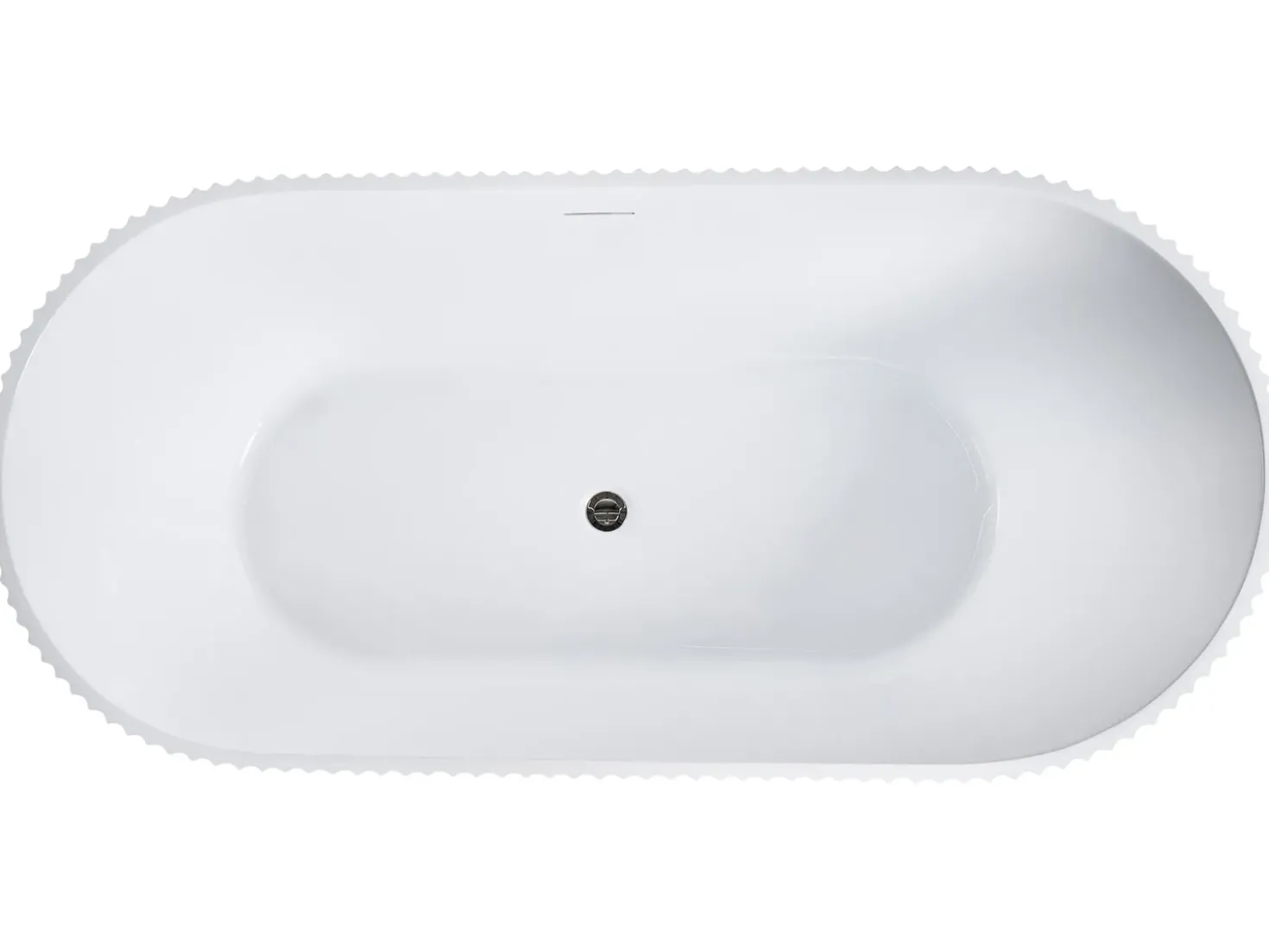 Vasca da bagno freestanding GOCTA 170 x 80 cm Bianco