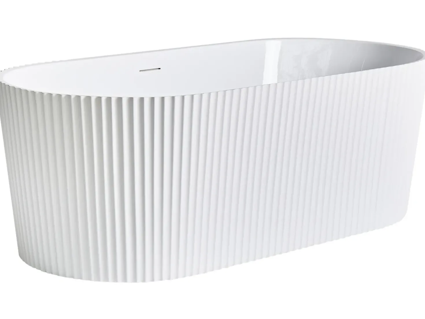 Vasca da bagno freestanding GOCTA 170 x 80 cm Bianco