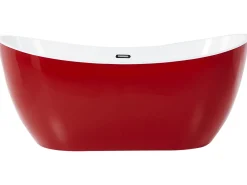 Vasca da bagno freestanding ANTIGUA 150 x 75 cm Rosso