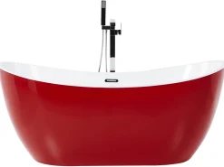 Vasca da bagno freestanding ANTIGUA 150 x 75 cm Rosso