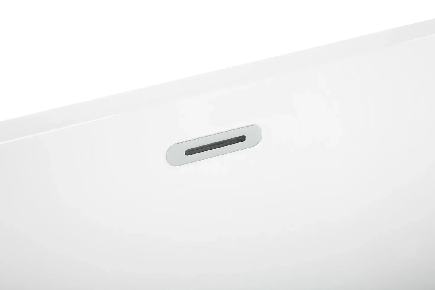 Vasca da bagno freestanding HAVANA 170 x 73 cm Nero/Bianco