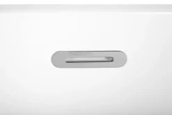 Vasca da bagno freestanding GUIANA 173 x 82 cm Nero/Bianco