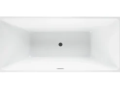 Vasca da bagno freestanding RIOS 170 x 80 cm Rosso