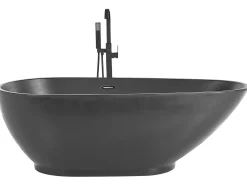 Vasca da bagno freestanding GUIANA 173 x 82 cm Nero
