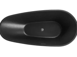 Vasca da bagno freestanding GUIANA 173 x 82 cm Nero