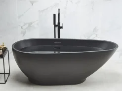 Vasca da bagno freestanding GUIANA 173 x 82 cm Nero