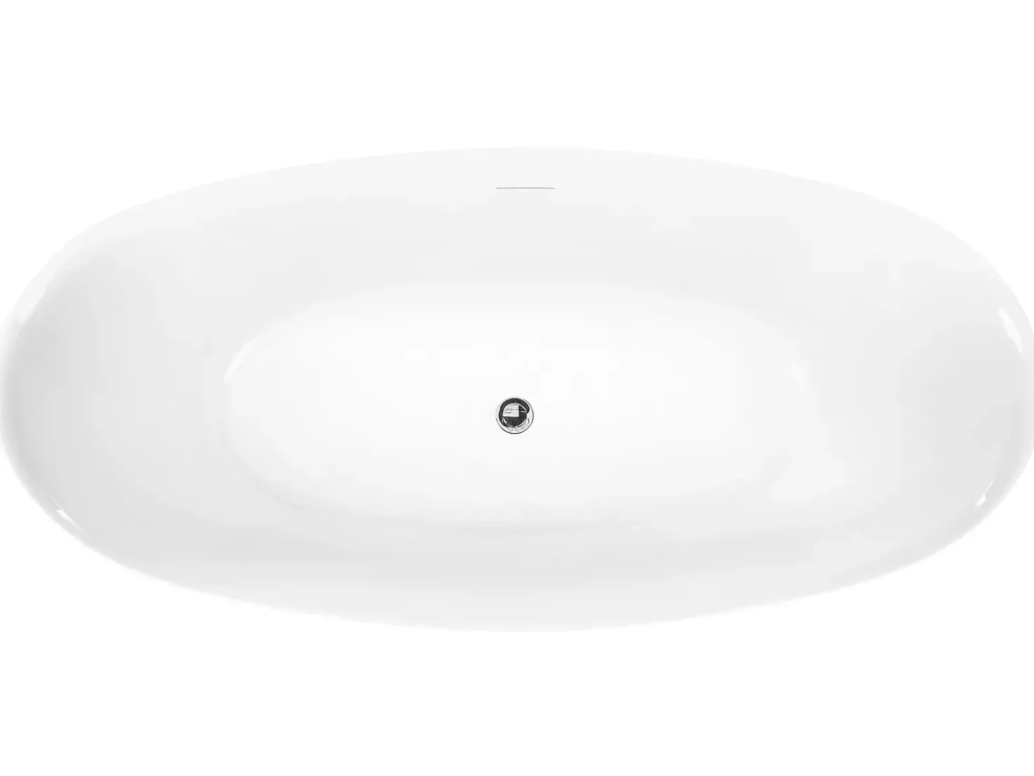 Vasca da bagno freestanding KOLLPA 160 x 74 cm Bianco