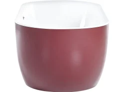 Vasca da bagno freestanding CARRERA 170 x 80 cm Bordeaux