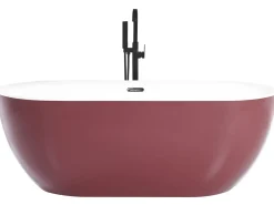 Vasca da bagno freestanding CARRERA 170 x 80 cm Bordeaux