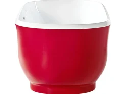 Vasca da bagno freestanding TESORO 170 x 77 cm Rosso