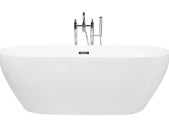 Vasca da bagno freestanding CARRERA 180 x 80 cm Bianco
