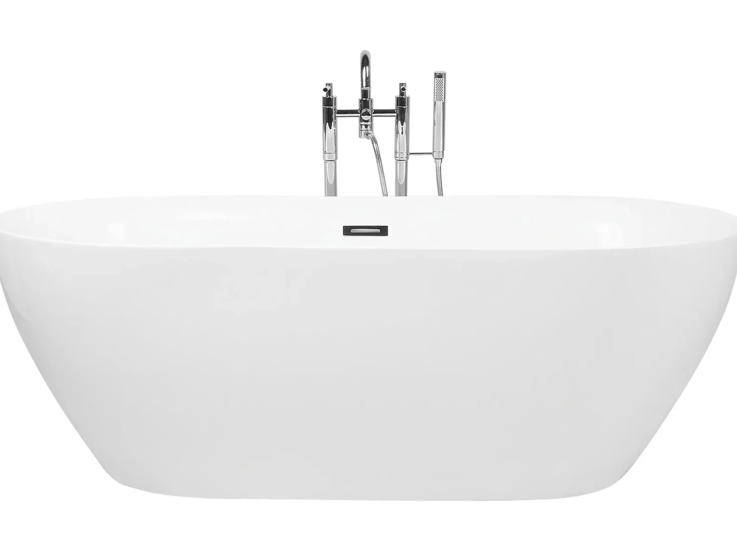 Vasca da bagno freestanding CARRERA 180 x 80 cm Bianco