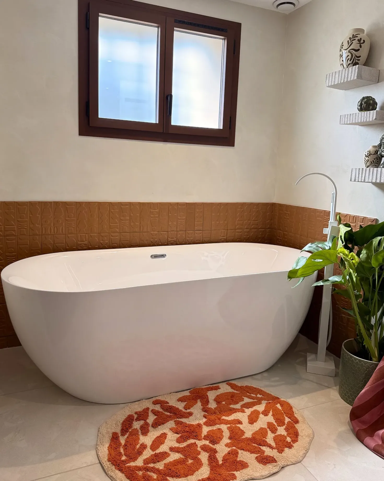 Vasca da bagno freestanding CARRERA 180 x 80 cm Bianco