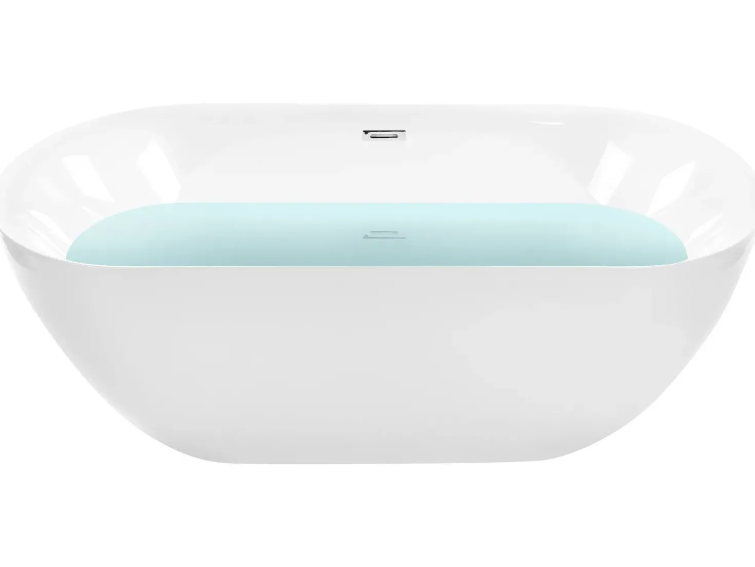 Vasca da bagno freestanding CARRERA 170 x 80 cm Bianco