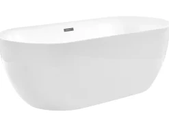 Vasca da bagno freestanding CARRERA 170 x 80 cm Bianco