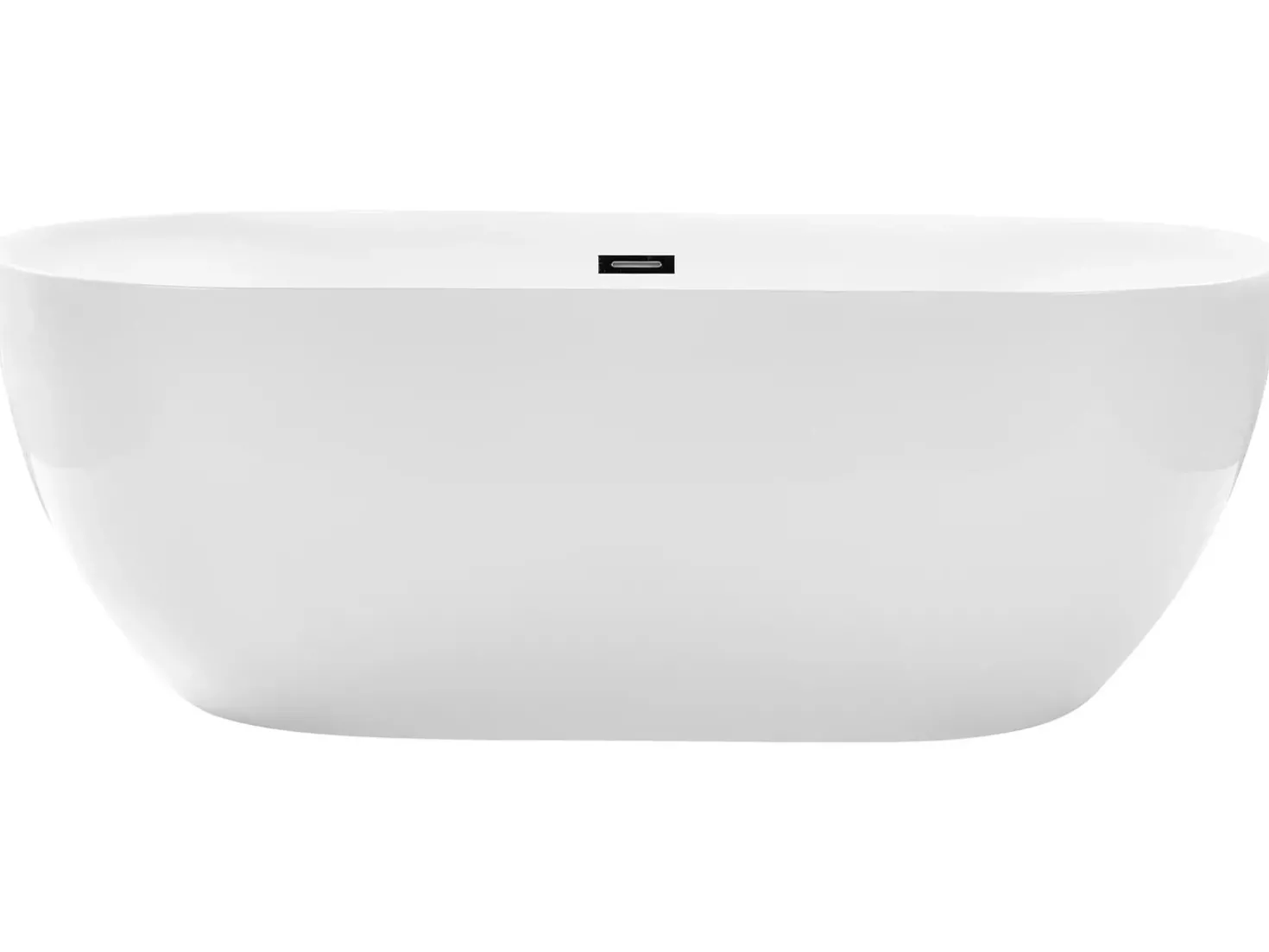 Vasca da bagno freestanding CARRERA 170 x 80 cm Bianco