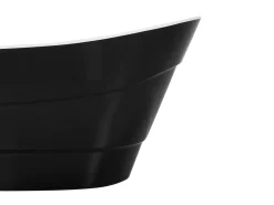 Vasca da bagno freestanding BUENAVISTA 170 x 73 cm Nero